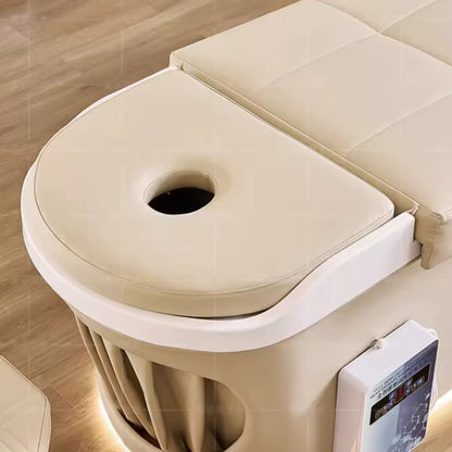 All-in-One Thai Style Head Spa Bed with Water Circulation, Steaming Function, and Shampoo Station for Salon & Beauty Massage Use